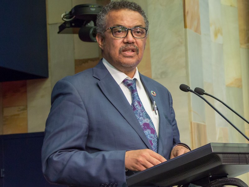 **FILE** Tedros Adhanom Ghebreyesus, director-general of the World Health Organization (International Telecommunication Union via Wikimedia Commons)