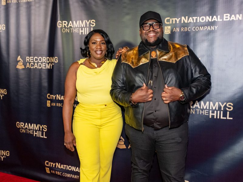 Originally from D.C., husband-and-wife duo Michael Trotter Jr. and Tanya Trotter, known as The War And Treaty, participated in the annual Grammys on the Hill Advocacy Day. Before performing during a dinner event on April 30 for the advocacy days in Washington, D.C., the couple discussed the importance of meeting with Congressional leaders. (Ja’Mon Jackson/The Washington Informer)