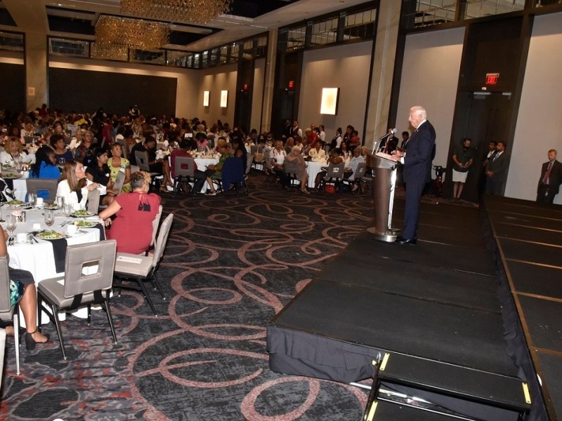 House Majority Leader Steny Hoyer speaks during his 20th annual Women’s Equality Day Luncheon at The Hotel at the University of Maryland in College Park on Aug. 23. (Robert R. Roberts/The Washington Informer)