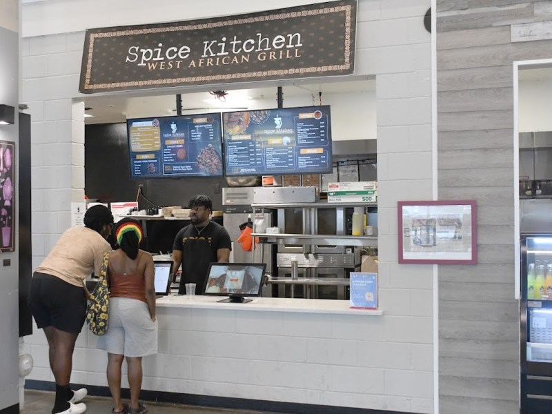 Brentwood's Spice Kitchen offers dishes such as wings and salmon with a West African twist. (Anthony Tilghman/The Washington Informer)
