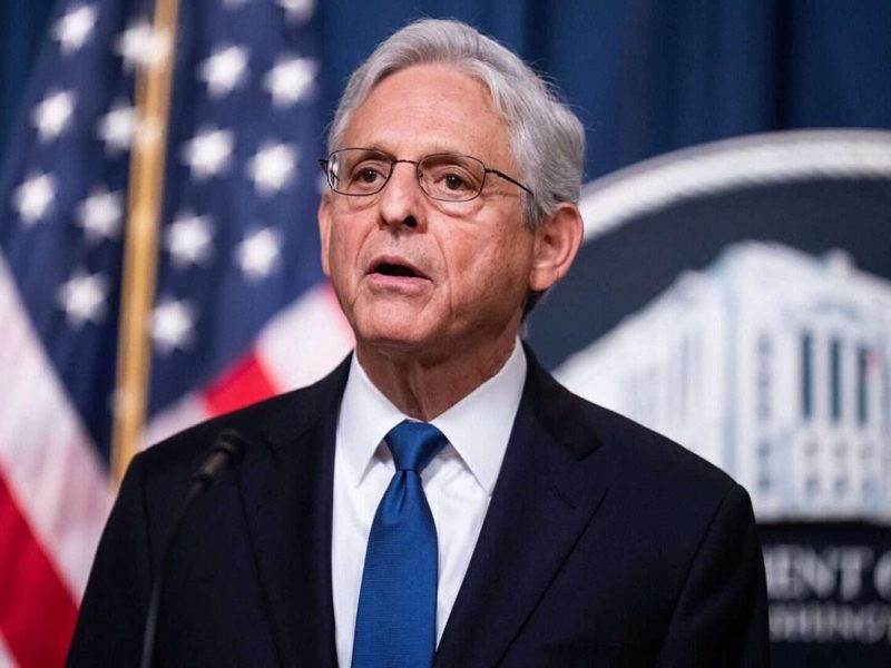 **FILE** U.S. Attorney General Merrick Garland (Tom Williams/CQ Roll Call via Wikimedia Commons)
