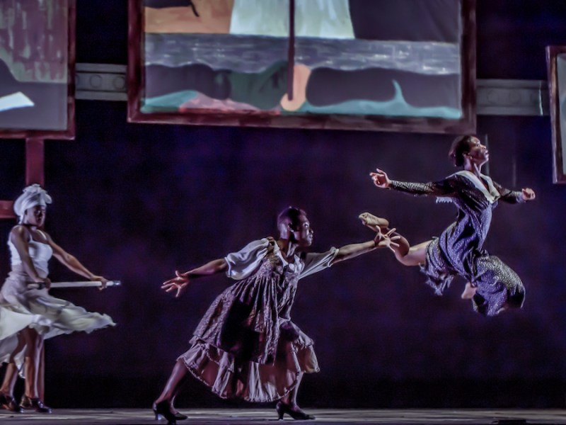 Step Afrika!’s “The Migration: Reflections on Jacob Lawrence” (Courtesy of William Perrigen)