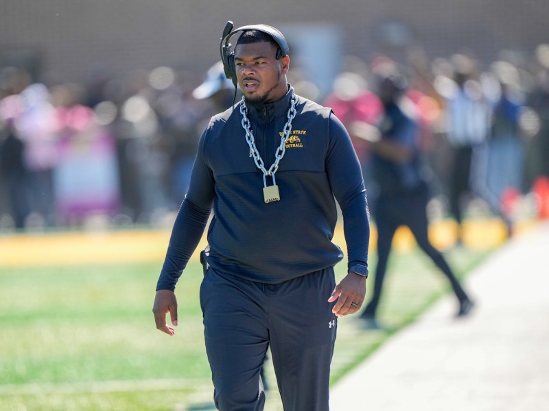 Bowie State head coach Kyle Jackson (Courtesy of Bowie State Athletics)