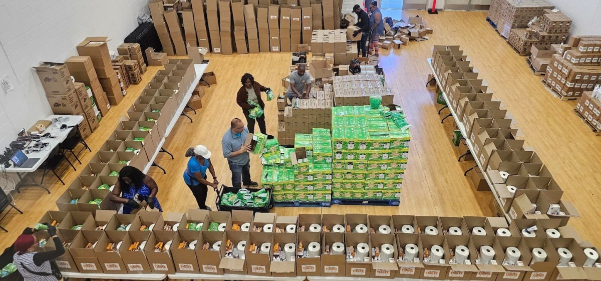 Emory Fellowship United Methodist Church and its nonprofit arm Emory Beacon of Light collaborate with Bread of Life, Inc. for a food and household supplies drive on Aug. 24. (Courtesy of Emory United Fellowship via Facebook)