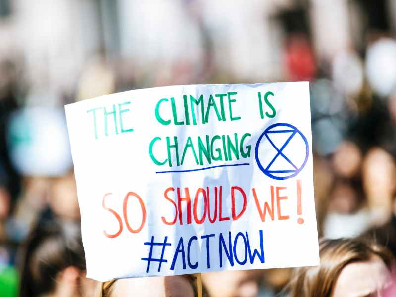 climate people street crowd
